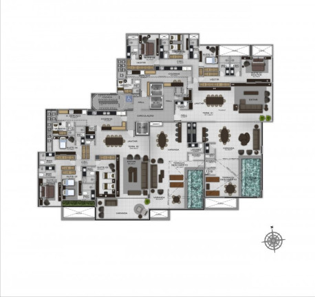 Imagem Apartamento com 4 Quartos à Venda, 206 m² em Ponta Verde - Maceió