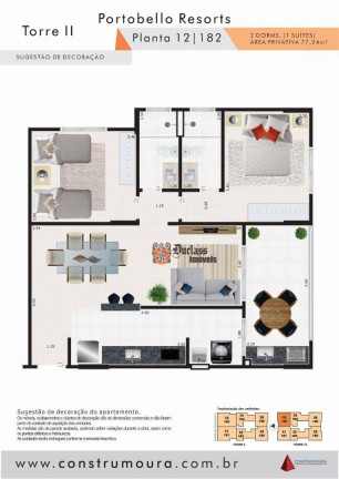 Imagem Apartamento com 2 Quartos à Venda, 77 m² em Centro - Mongaguá