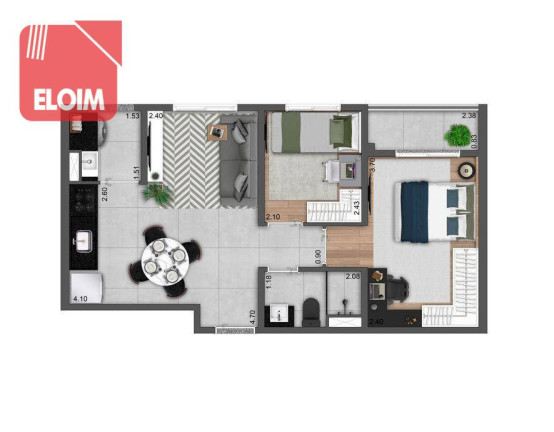 Imagem Apartamento com 1 Quarto à Venda, 39 m² em Freguesia Do ó - São Paulo