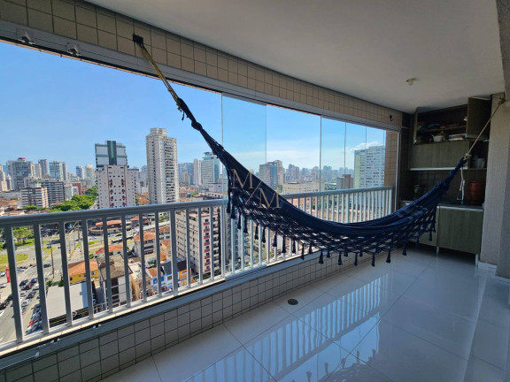 Imagem Apartamento com 3 Quartos à Venda, 92 m² em Encruzilhada - Santos