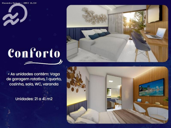 Imagem Apartamento à Venda, 21 m² em Porto De Galinhas - Ipojuca