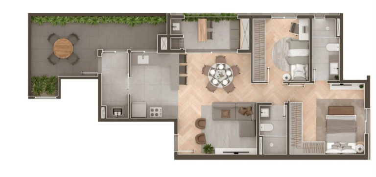 Imagem Apartamento com 3 Quartos à Venda, 77 m² em água Verde - Curitiba
