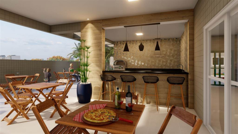 Imagem Apartamento com 2 Quartos à Venda, 70 m² em Vila Mirim - Praia Grande