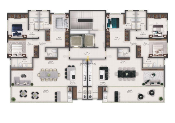 Imagem Apartamento com 3 Quartos à Venda, 151 m² em Meia Praia - Itapema