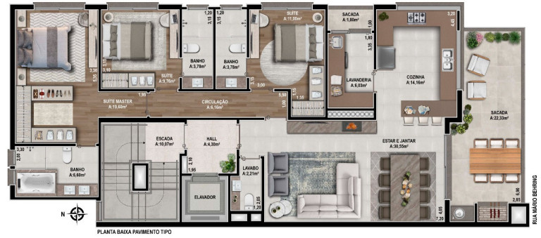 Imagem Apartamento com 3 Quartos à Venda, 156 m² em Jardim América - Caxias Do Sul