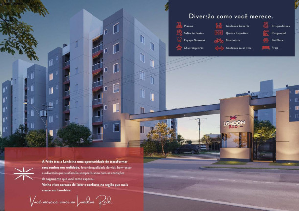 Imagem Apartamento com 2 Quartos à Venda, 46 m² em Perobinha - Londrina