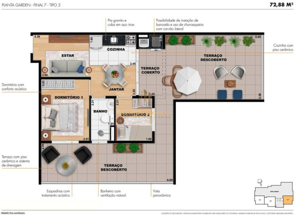 Imagem Apartamento com 2 Quartos à Venda, 36 m² em Jardim Das Flores - Osasco
