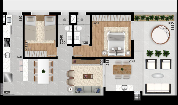Apartamento com 3 Quartos à Venda, 106 m² em água Verde - Curitiba
