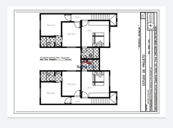 Imagem Sobrado com 3 Quartos à Venda, 128 m² em São João Do Rio Vermelho - Florianópolis