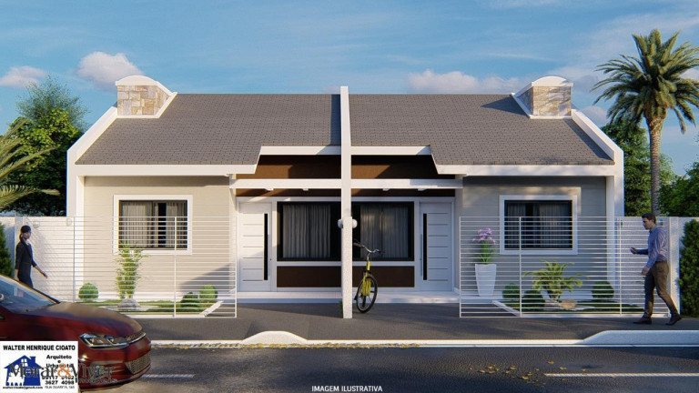 Imagem Casa com 3 Quartos à Venda, 54 m² em Nações - Fazenda Rio Grande
