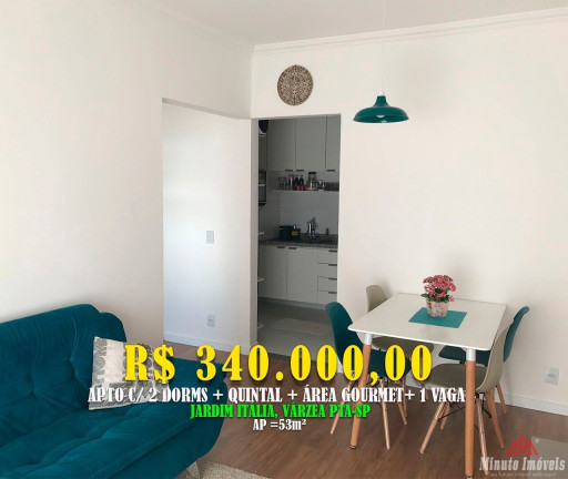 Imagem Apartamento com 2 Quartos à Venda, 93 m² em Jardim Itália Ii - Várzea Paulista