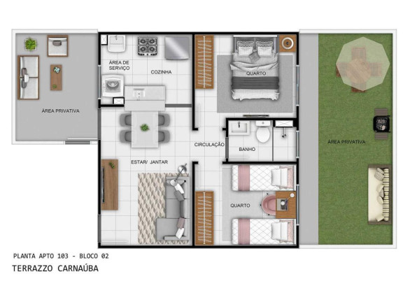Imagem Apartamento com 2 Quartos à Venda, 42 m² em Planalto Uruguai - Teresina