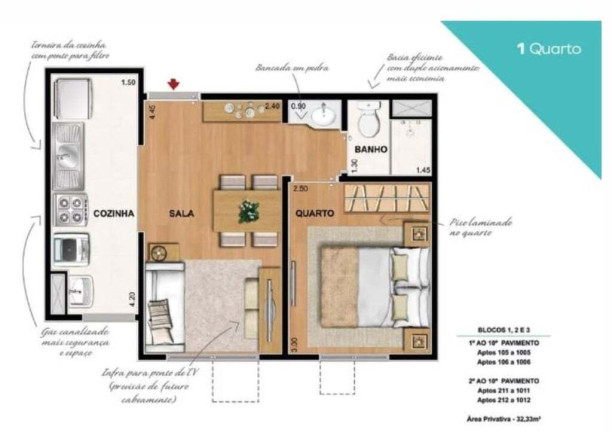Foto do imóvel: Apartamento com 2 Quartos à Venda, 42 m² em Piedade - Rio De Janeiro