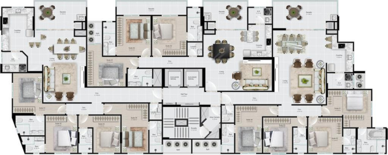 Imagem Apartamento com 4 Quartos à Venda, 182 m² em Morretes - Itapema