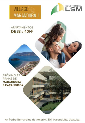 Apartamento com 1 Quarto à Venda, 52 m² em Maranduba - Ubatuba