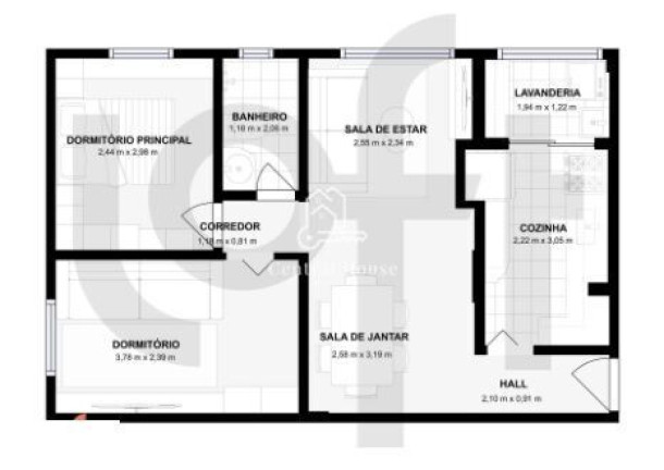 Apartamento com 2 Quartos à Venda, 52 m² em Jardim Celeste - São Paulo