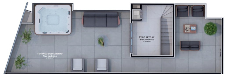 Apartamento com 2 Quartos à Venda, 57 m² em Hauer - Curitiba