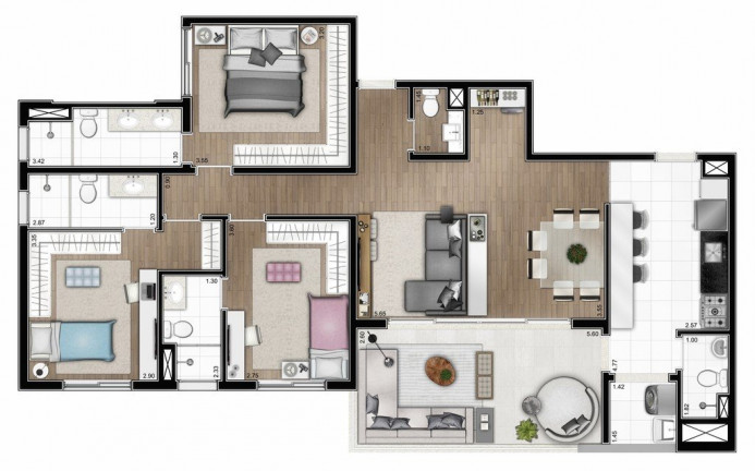 Imagem Apartamento com 4 Quartos à Venda, 266 m² em Perdizes - São Paulo