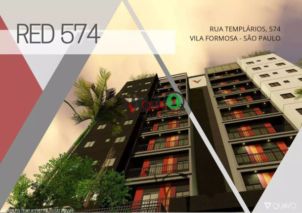 Imagem Apartamento com 2 Quartos à Venda, 44 m² em Vila Formosa - São Paulo