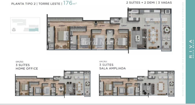 Imagem Apartamento com 3 Quartos à Venda, 126 m² em Praia Brava - Itajaí