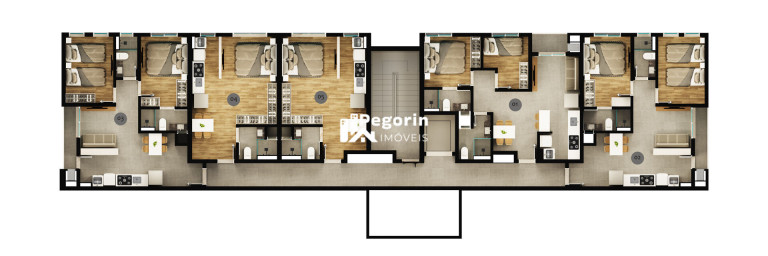 Apartamento com 2 Quartos à Venda, 54 m² em Hauer - Curitiba