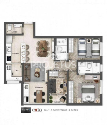 Imagem Apartamento com 2 Quartos à Venda, 82 m² em Vila Andrade - São Paulo