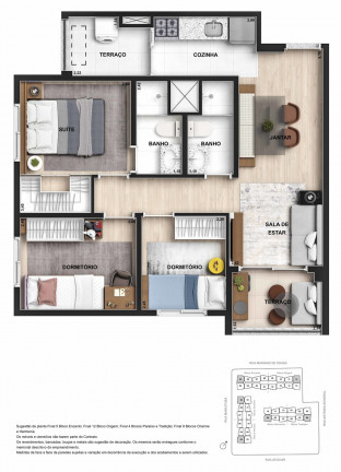 Imagem Apartamento com 3 Quartos à Venda, 62 m² em Chácara Santo Antônio - São Paulo