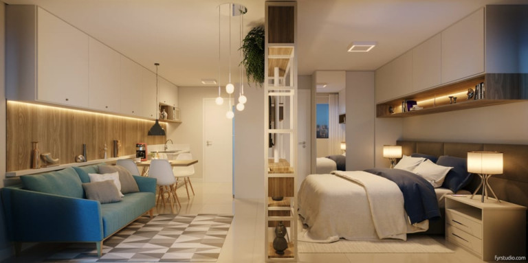 Imagem Apartamento com 1 Quarto à Venda, 40 m² em Portão - Curitiba