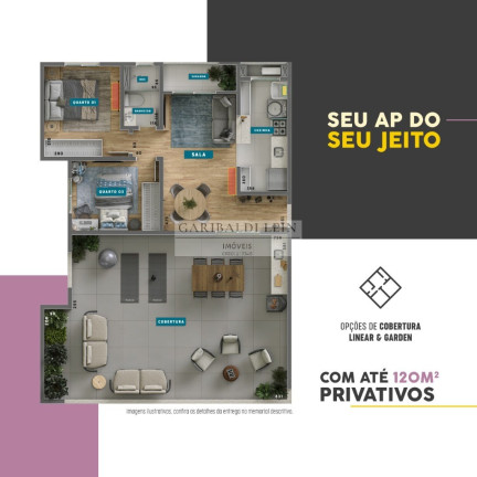 Imagem Apartamento com 2 Quartos à Venda, 46 m² em Jardim Eulina - Campinas