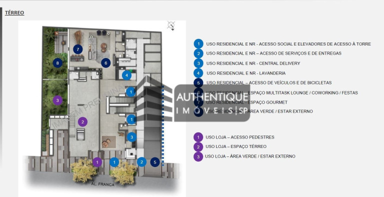 Apartamento com 3 Quartos à Venda, 110 m² em Jardins - São Paulo