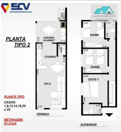 Imagem Casa de Condomínio com 2 Quartos à Venda, 81 m² em Pontal De Santa Marina - Caraguatatuba