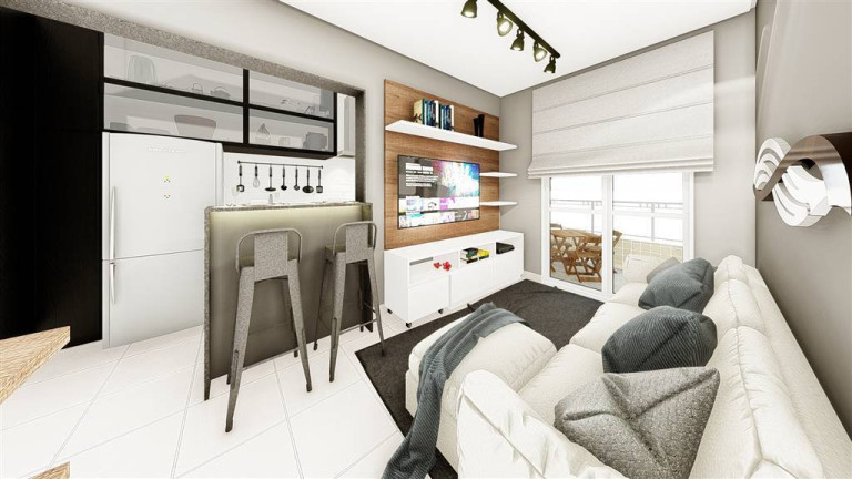 Imagem Apartamento com 1 Quarto à Venda, 47 m² em Caiçara - Praia Grande