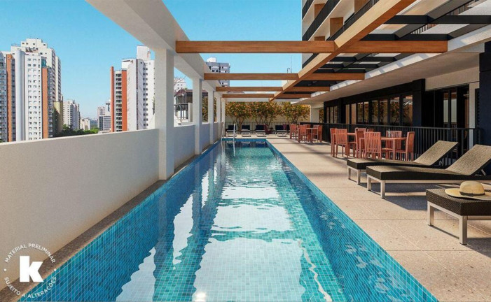 Apartamento com 1 Quarto à Venda, 33 m² em Vila Madalena - São Paulo