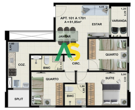 Imagem Apartamento com 3 Quartos à Venda, 61 m² em Madalena - Recife