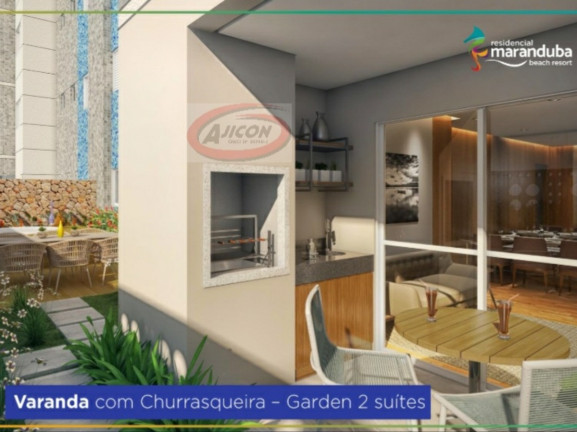 Apartamento com 2 Quartos à Venda, 58 m² em Maranduba - Ubatuba