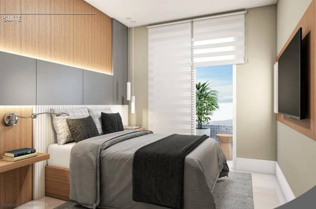 Imagem Apartamento com 1 Quarto à Venda, 46 m² em Guilhermina - Praia Grande