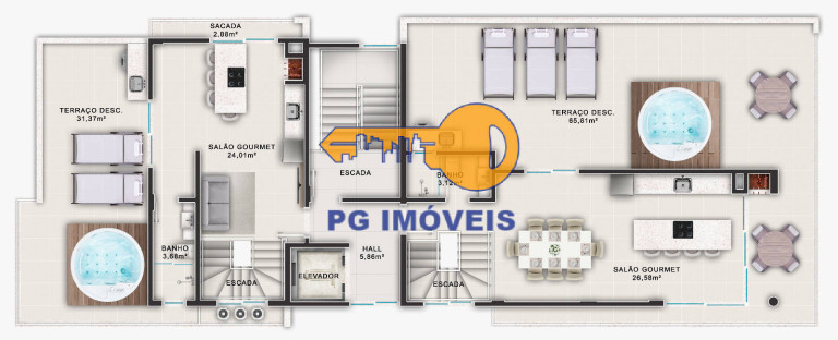 Imagem Apartamento com 2 Quartos à Venda, 74 m² em Balneário Gaivotas - Matinhos