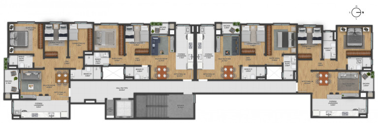 Imagem Apartamento com 3 Quartos à Venda, 71 m² em São Leopoldo - Caxias Do Sul