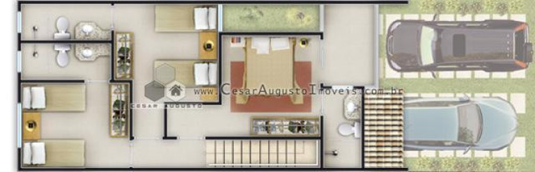 Imagem Casa de Condomínio com 3 Quartos à Venda, 96 m²