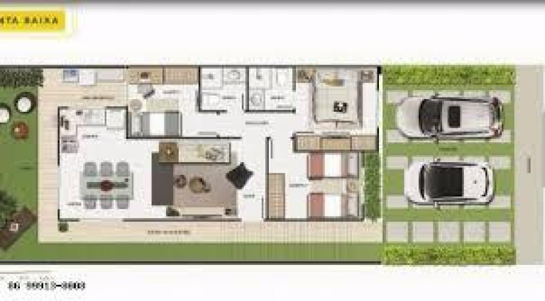 Imagem Casa com 2 Quartos à Venda, 67 m² em Morros - Teresina