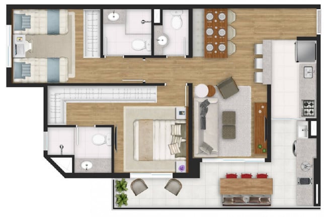 Imagem Apartamento com 2 Quartos à Venda, 59 m² em Santana - São Paulo