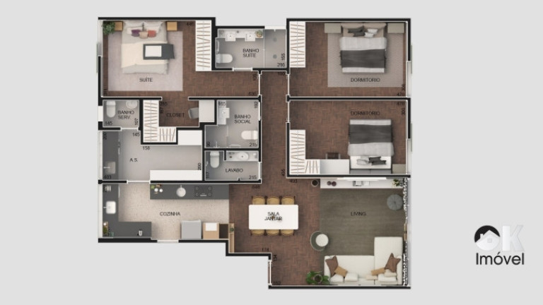Imagem Apartamento com 3 Quartos à Venda, 131 m² em Jardim Paulista - São Paulo