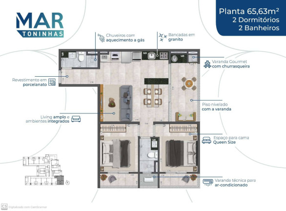 Imagem Apartamento à Venda, 35 m² em Toninhas - Ubatuba