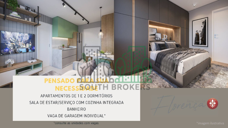 Imagem Apartamento com 2 Quartos à Venda, 45 m² em Capão Raso - Curitiba