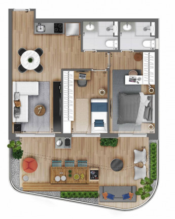 Imagem Apartamento com 3 Quartos à Venda, 97 m² em Centro - São Paulo