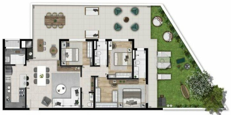 Imagem Apartamento com 2 Quartos à Venda, 301 m² em Bigorrilho - Curitiba