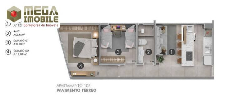 Imagem Apartamento com 2 Quartos à Venda, 63 m² em Ingleses - Florianópolis