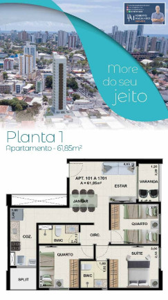 Imagem Apartamento com 3 Quartos à Venda, 59 m² em Madalena - Recife