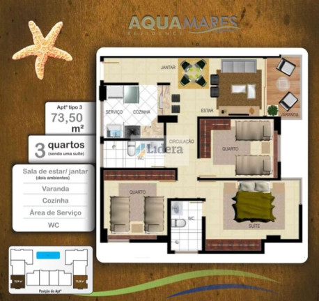 Apartamento com 2 Quartos à Venda, 58 m² em Intermares - Cabedelo