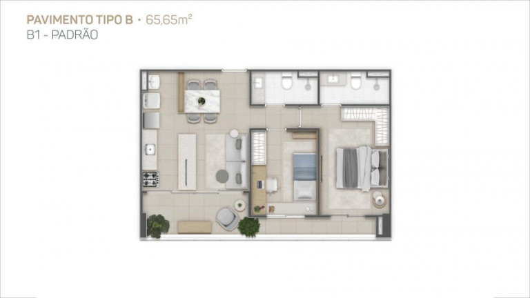 Imagem Apartamento com 2 Quartos à Venda, 65 m² em Aldeota - Fortaleza